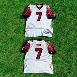 VTG Michael Vick #7 Atlanta Falcons Jersey Sz 52 NFL Reebok On Field Stitched